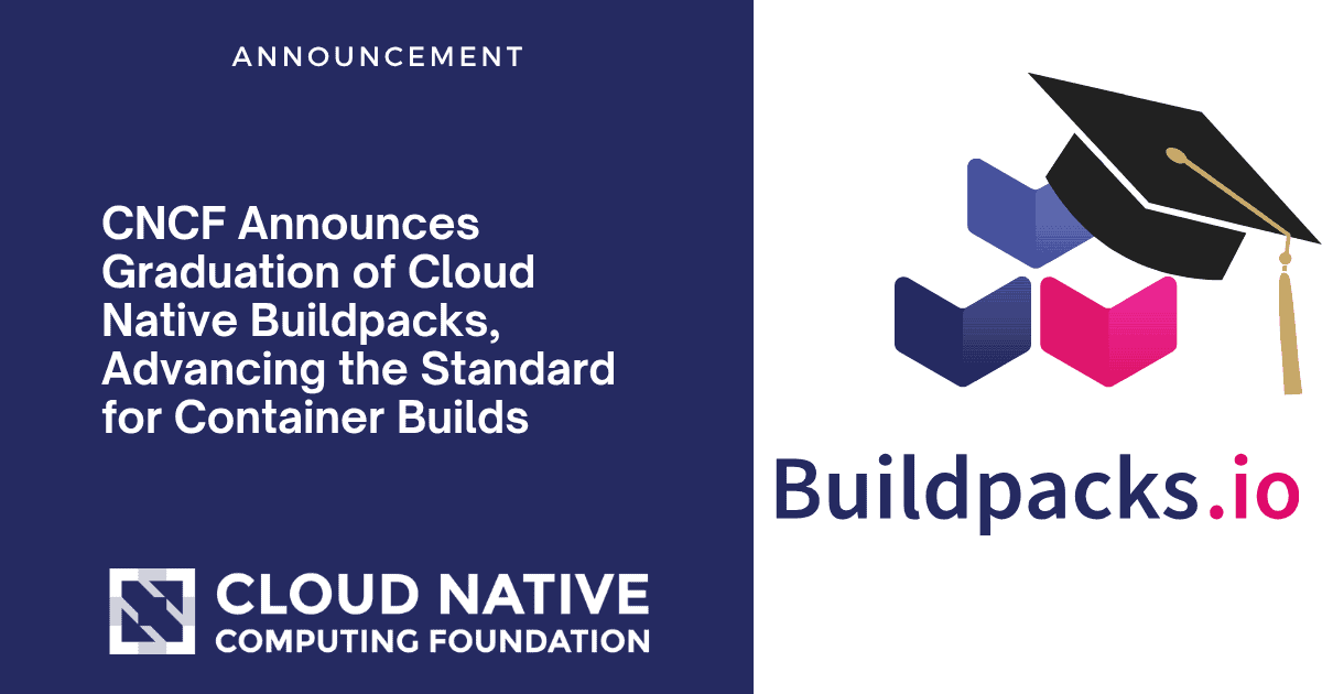 Cloud Native Buildpacks graduates: Dockerfile-free builds become a supply-chain control point